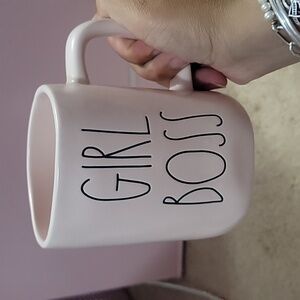 Rae Dunn Girl Boss Mug - Pink